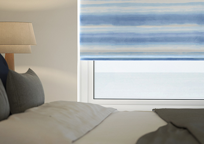 Ombre Velvet, Sky - Twist&Fit Roman Blind - Image 5